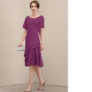*NEW* JJ House Special Occasion Dress, Color-Orchid (as shown), Size-24W